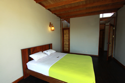 Each Kites Mancora house has a master bedroom with a bed fit for a king